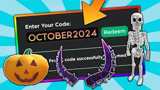 9 NEW CODES ALL OCTOBER 2024 Roblox Promo Codes For ROBLOX FREE Items and FREE Hats 2024 UPDATED [upl. by Thurmann350]