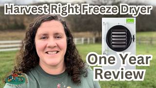 Harvest Right Freeze Dryer One Year Review [upl. by Ennelram]