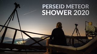 Photographing the 2020 Perseid Meteor Shower in Turkey [upl. by Nyvlem]