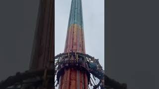 Me Riding Falcons fury at Busch gardens Tampa￼ [upl. by Ahsemrak]