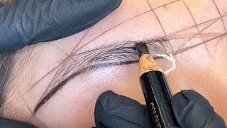 Microblading Eyebrow Mapping  Episode 16 [upl. by Artcele531]