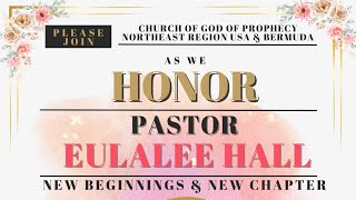 Sunday  9292024 Pt2 APPRECIATION CELEBRATION SERVICE HONORING PASTOR EULALEE HALL [upl. by Varden]