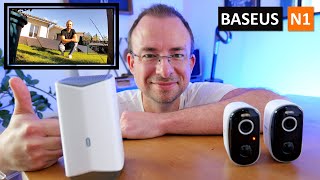 Baseus N1  Test dun combo de caméra de surveillance sans frais cachés [upl. by Kalinda]