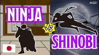 What Are The Differences Between NINJA amp SHINOBI The 600 Years of History And Many Other Names [upl. by Duaner]