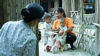 Motherinlaw suddenly appeared  processing sticky rice and cassava  Ly Thi Ngoan [upl. by Enicnarf]