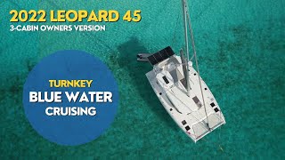 2022 Leopard 45 Catamaran Walkthrough DELISTED [upl. by Mendy]