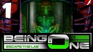 Being One Flash  1080p60 HD Walkthrough Episode 1  Escape the Lab [upl. by Helaina]