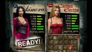 DEF JAM FFNY1 ON 1 REQUEST KIMORA VS CARMEN ELECTRA [upl. by Blanc]