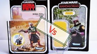 THE BOOK OF BOBA FETT Star Wars VS BOBA FETT The Mandalorian  Kenner Figuras [upl. by Etnelav]