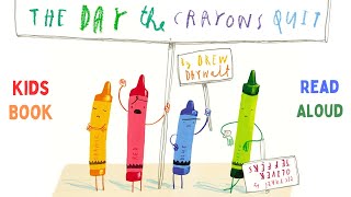 🖍️ The Day the Crayons Quit 😡 Kids Book Short Funny Read Aloud [upl. by Ardyce]