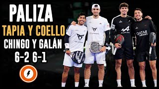 Tapia y Coello propinan una PALIZA a Galán y Chingotto en la Final de Paris  Premier Padel [upl. by Anirba182]