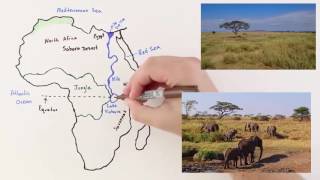 Geography of Africa [upl. by Rollins]