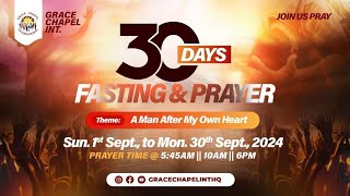 30 DAYS PRAYER amp FASTING SERVICE  DAY 3  3RD SEPTEMBER 2024 [upl. by Giulietta]