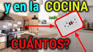 ¿Cuántos TOMAS se deben INSTALAR en la COCINA 😱 7 [upl. by Natsirc]