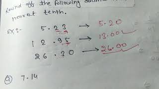 worksheet 5amp6 Round off the decimal number [upl. by Nayk]