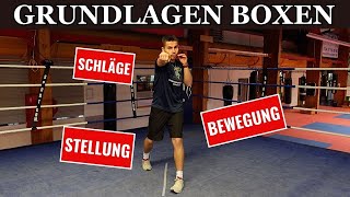 Grundlagen Boxen Training für Anfänger Zuhause [upl. by Eziechiele]