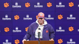 Dabo Swinney updates Clemson injuries more going into Pitt game [upl. by Cherry]