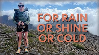 Backpacking Gear Review Clothes Worn Warmth amp Rain Gear [upl. by Yenruogis]