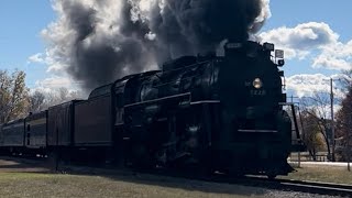 Pere Marquette 1225 coming through Marion [upl. by Hsac828]