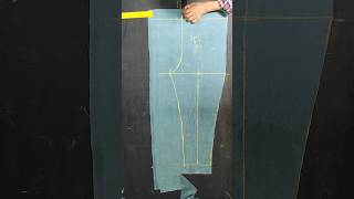 Full elastic Trouser Cutting Tutorial shorts [upl. by Wedurn]