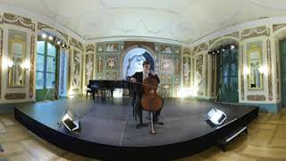 Konzertgalerie Steinfurt  360° Cellokonzert „Prélude“ Bach [upl. by Engapmahc]