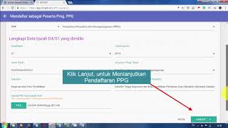 Cara Mendaftarkan Diri PPG di SIM PKB  Sertifikasi Guru [upl. by Kloman868]