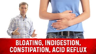 Bloating  Indigestion  Constipation  Acid Reflux – DrBerg [upl. by Gatias822]