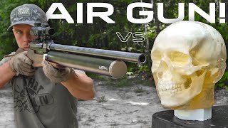 The Worlds Most Powerful AIR GUN vs Human Head ZEUS 72 CAL [upl. by Ramhaj]