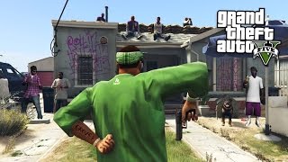 JOINING A GANG amp GANG WARS GTA 5 Mods [upl. by Reprah108]