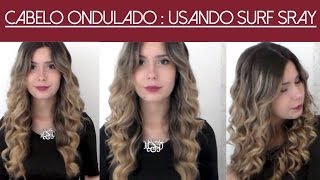 Ondas vintage estilo blogueira Usando SURF SPRAY [upl. by Amahcen325]