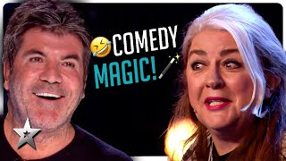 Top 10 HILARIOUS Magicians from Britains Got Talent [upl. by Enreval957]