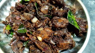 சுவரொட்டி வறுவல் Suvarotti Varuval Goat spleen fry recipe [upl. by Ydna]