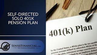 SelfDirected Solo 401k Pension Plan [upl. by Mirna]