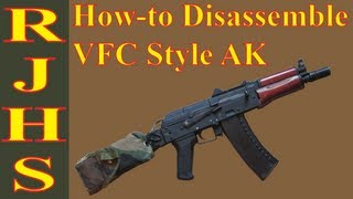 How to Disassemble VFC CYMA or Dboys AK [upl. by Wehttam503]