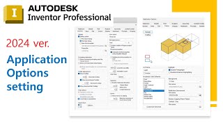 Inventor 2024 Application Options setting [upl. by Myrlene]