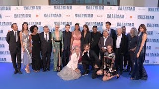 Rihanna Cara Delevingne Pauline Hoarau Luc Besson and more at Valerian Private Premiere [upl. by Tove]