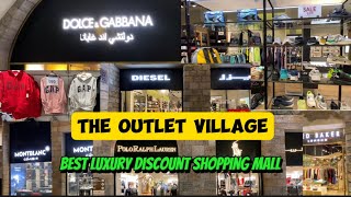 The Outlet Village 🇦🇪Walking Tour The Best discount of Luxury Shopping Mall Dubai UAE [upl. by Ceevah]