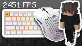 Bedwars ASMR Keyboard amp Mouse Sounds  Hypixel Bedwars [upl. by Isnam]