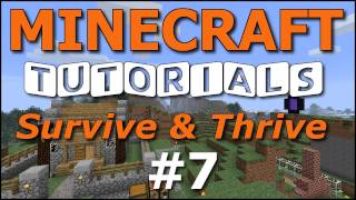 Minecraft Tutorials  E07 Exploring and Beacons Survive and Thrive II [upl. by Jamal29]