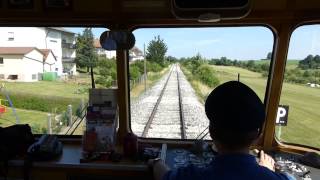 Abfahrt aus Gussenstadt auf der Lokalbahn Richtung Gerstetten [upl. by Houston]