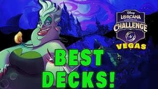 The 10 Best Lorcana Decks From DLC Vegas The Meta Report [upl. by Bozovich]