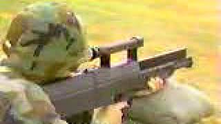 The Heckler amp Koch G11 Caseless Rifle Firing Live Ammunition [upl. by Laspisa396]