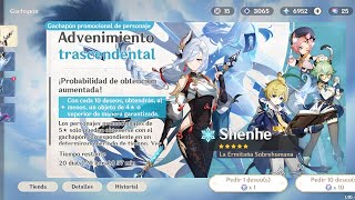 Tiradas F2P Genshin Impact Shenhe Rerun 🥰 [upl. by Baudin]