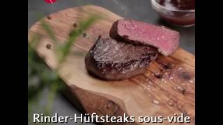 RinderHüftsteaks sousvide [upl. by Maggio562]