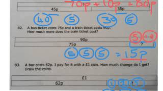 money word problems KS1  and [upl. by Targett159]