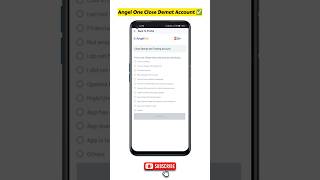 Angel one account close kaise kare  Angel one account delete kaise kare angelone shorts viral [upl. by Slifka]