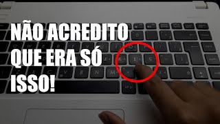 COMO RESOLVER TECLADO DESCONFIGURADO DE NOTEBOOK  Aprenda em menos 3 minutos [upl. by Nosauq639]