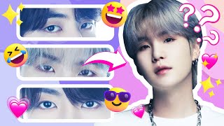 GUESS THE BTS MEMBER BY THEIR EYES EASY KPOP QUIZ [upl. by Odnumyar]