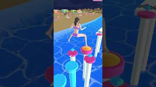 Hopscotch Run Level 01 gaming games 3dgames ytshorts [upl. by Arquit36]