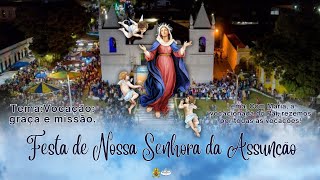 Santa Missa  Sexta Novena da Festa de Nossa Senhora da Assunção  2023 [upl. by Kenzi713]